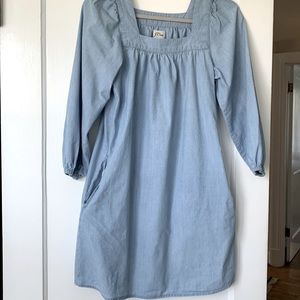 Chambray dress.